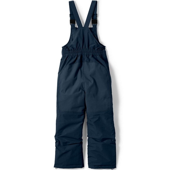 Lands' End Iron Knee Squall Navy Snow Bib Overalle Snow pants, size Husky XXL/20 - Picture 2 of 5